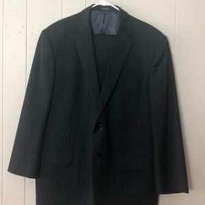 Tommy Hilfiger Mens Dark Gray Suit $100